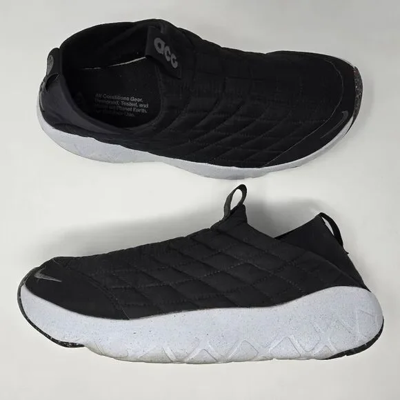 NIKE ACG MOC 3.5 CARGO BLACK IRON GREY SLIP ON SNEAKER SHOE MEN’S US SIZE 12 - Picture 1 of 8